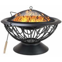 Large Outdoor Metal Fire Pit Fireplace