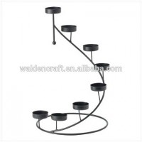 Metal Spiral Staircase Sculpture Zen Home Decorative Tealight Candle Holder